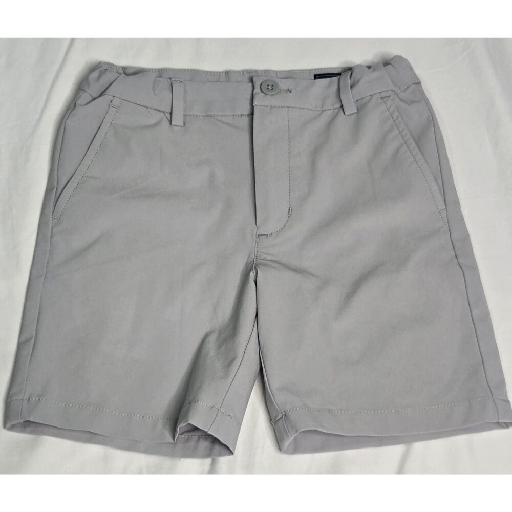 Vineyard Vines Boy's Sz 6 Performance Shorts Stretch Tech Gray Adjustable Golf